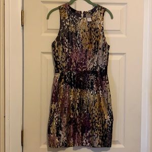 Mauvette Philips Silk Multicolored Sheath Dress